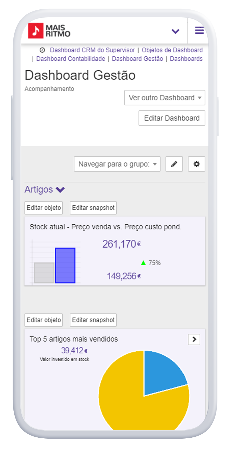 Gestão e ERP PHC CS