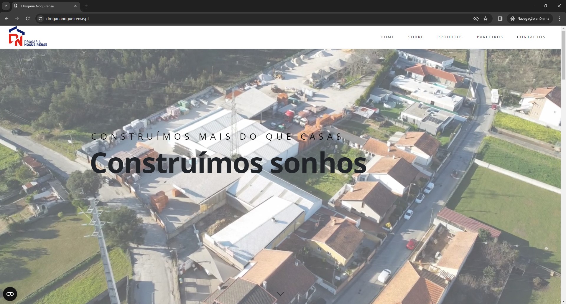 Website Drogaria Nogueirense